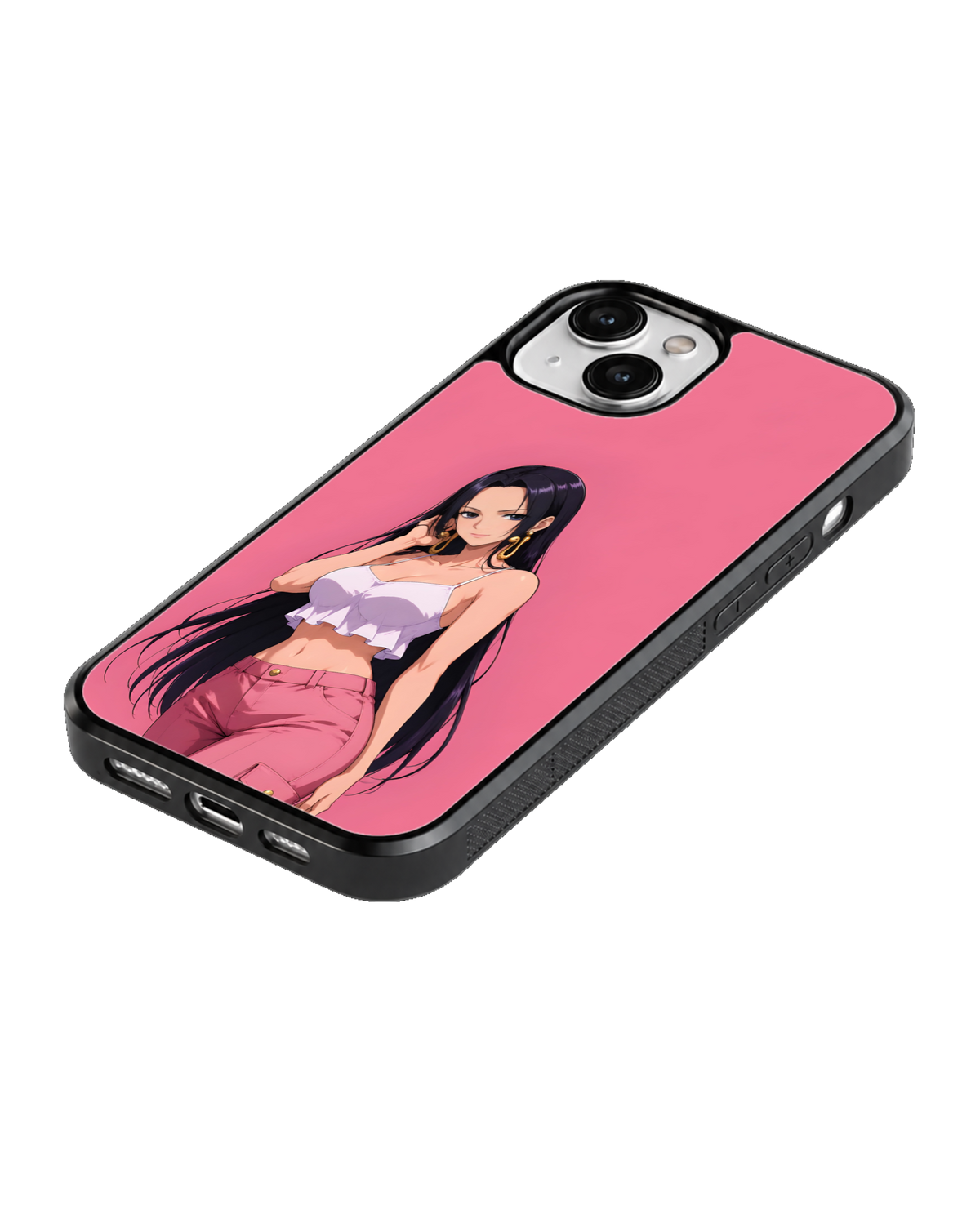 Boa Hancock One Piece Theme Glass Phone Covr