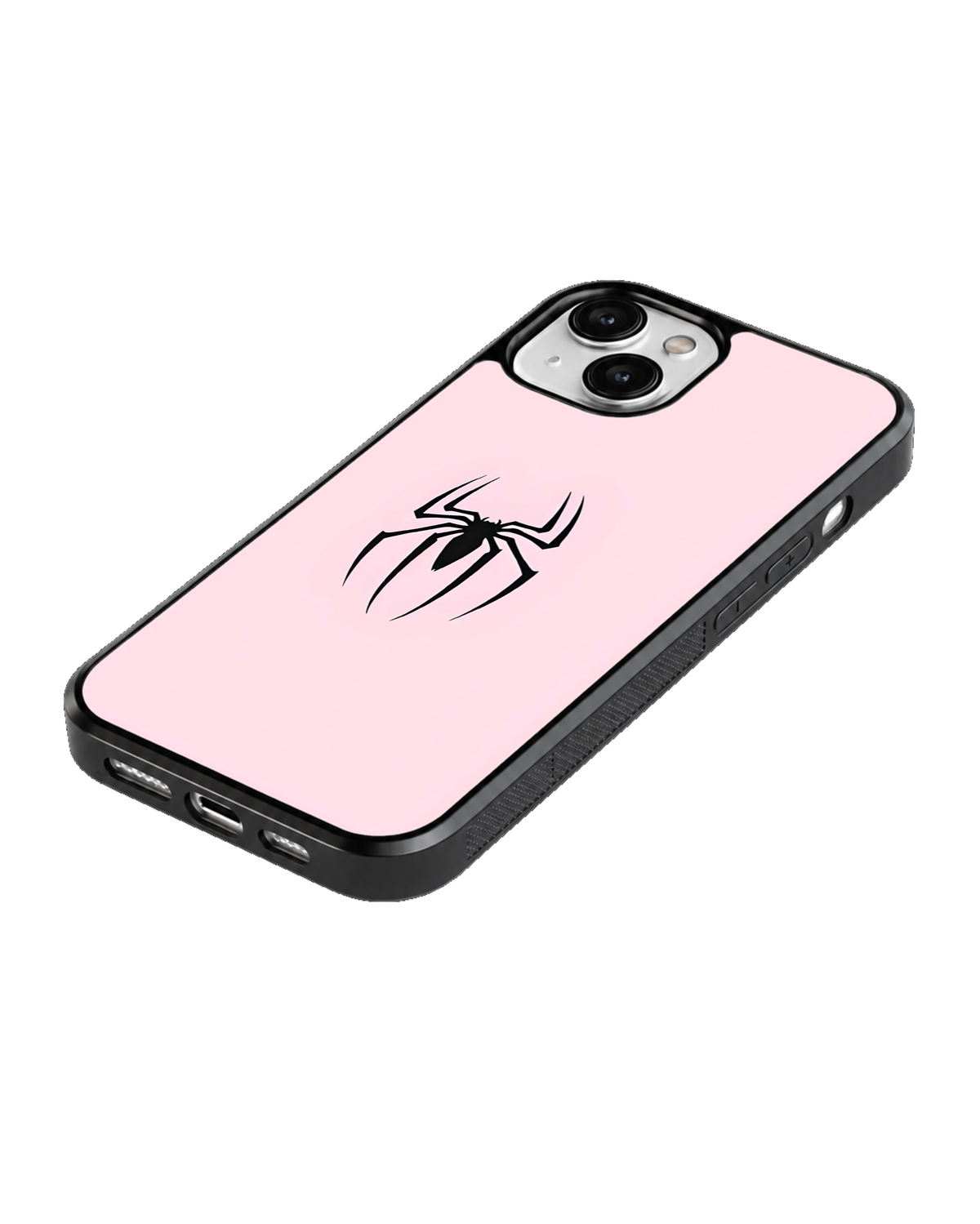Spider Girl – Minimalist Spider Premium Glass Phone Covr