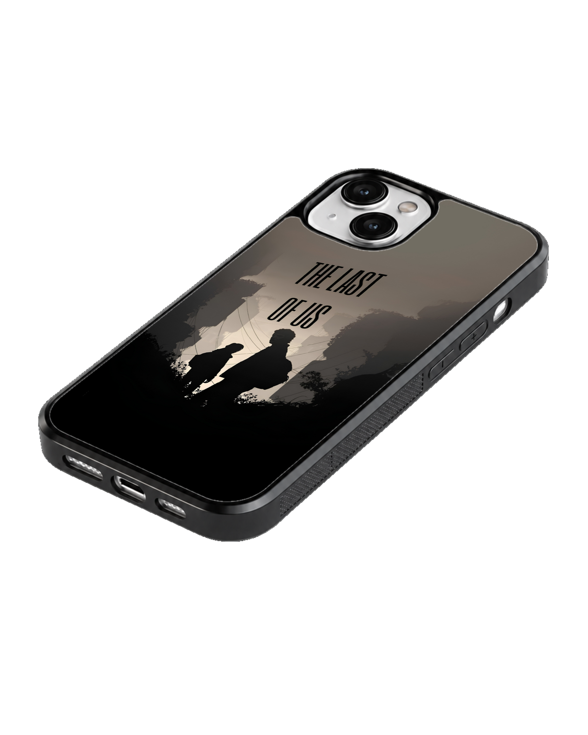 The Last of Us Ellie & Joel Silhouette Gaming Premium Glass Covr