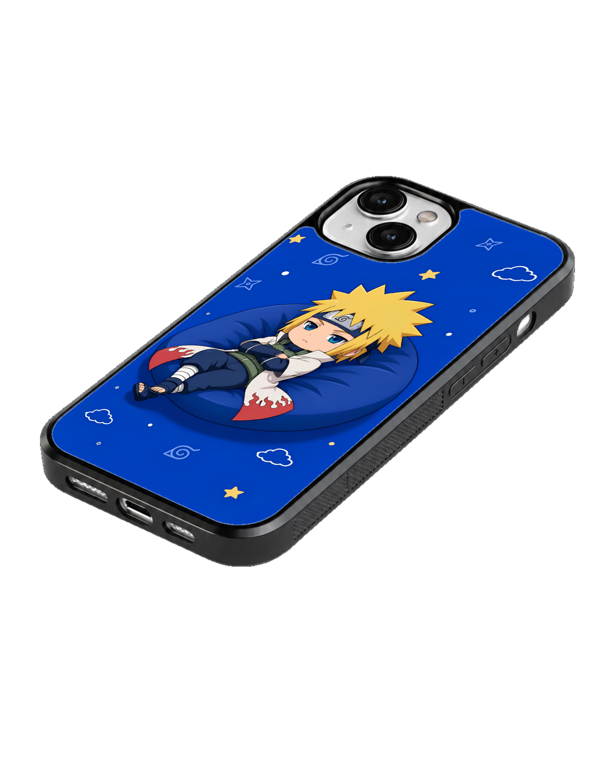 Chibi Minato Namikaze Kawaii Anime Premium Glass Covr