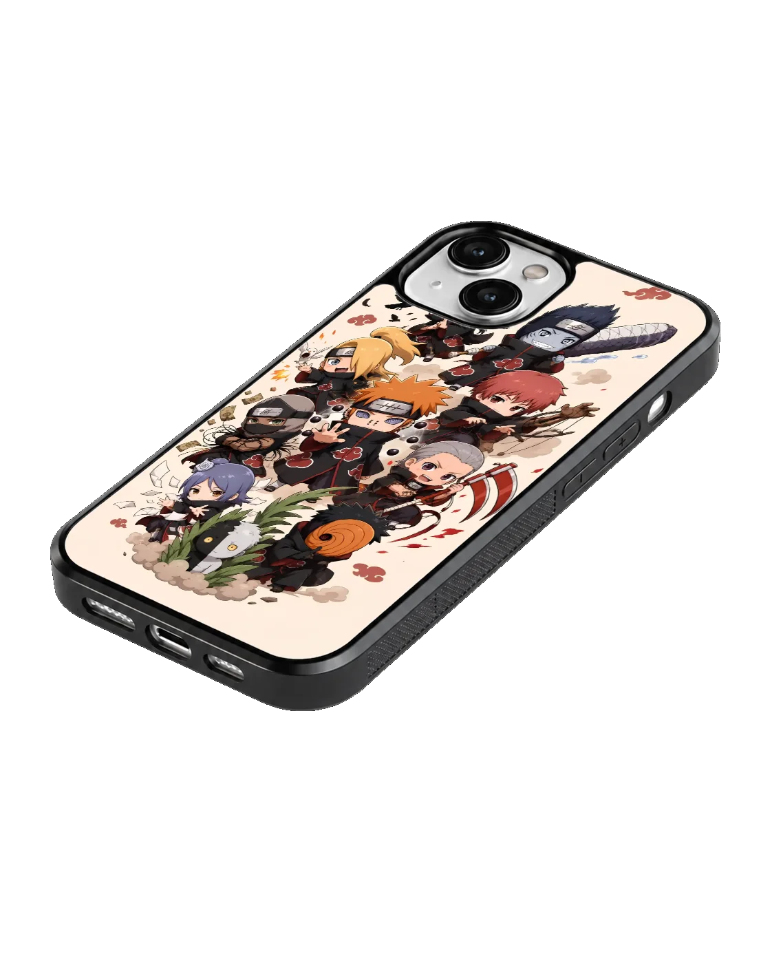 Akatsuki Squad Anime Glass Phone Covr