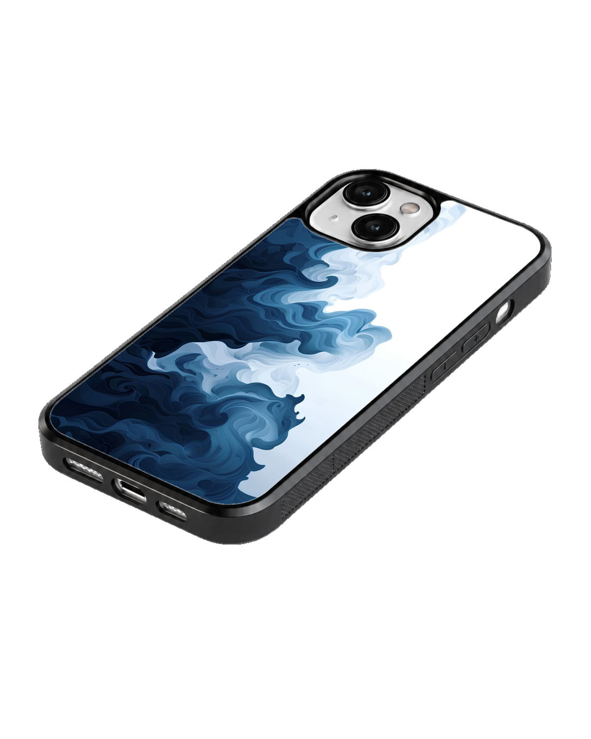 Blue Ocean Wave Abstract Premium Glass Phone Covr