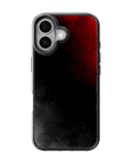 Red & Black Cosmic Smoke Premium Glass Phone Covr
