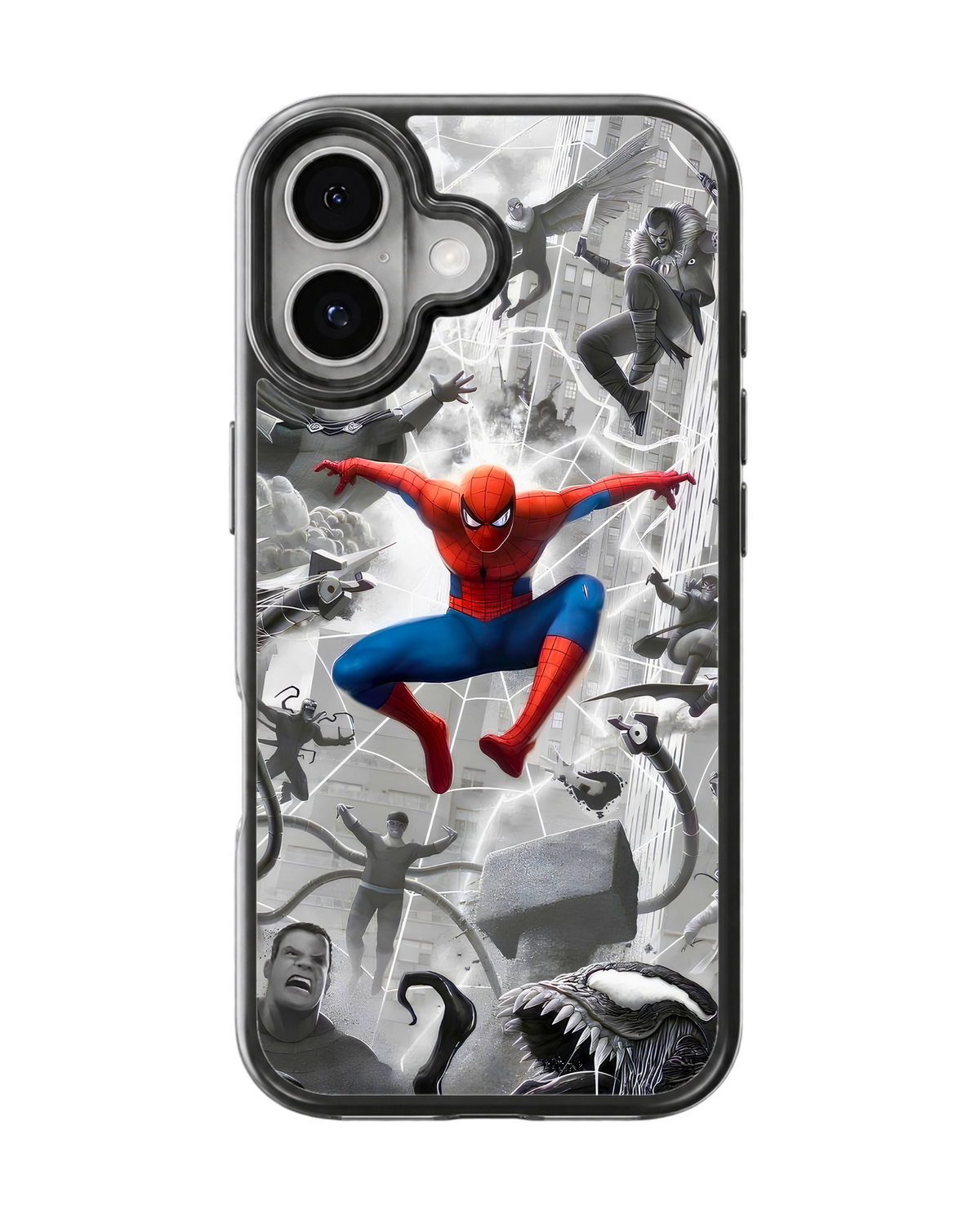 Spider-Man & Venom Aesthetic Glass Phone Covr
