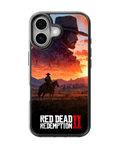 Red Dead Redemption 2 Cowboy Sunset Gaming Premium Glass Covr