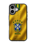 Brazil Football National Team Yellow Jersey Heritage Premium Glass Covr