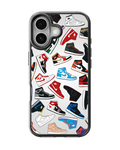 Sneaker Collage Aesthetic Glass Phone Covr