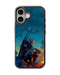 The Witcher Geralt of Rivia Dark Fantasy Warrior Premium Glass Covr
