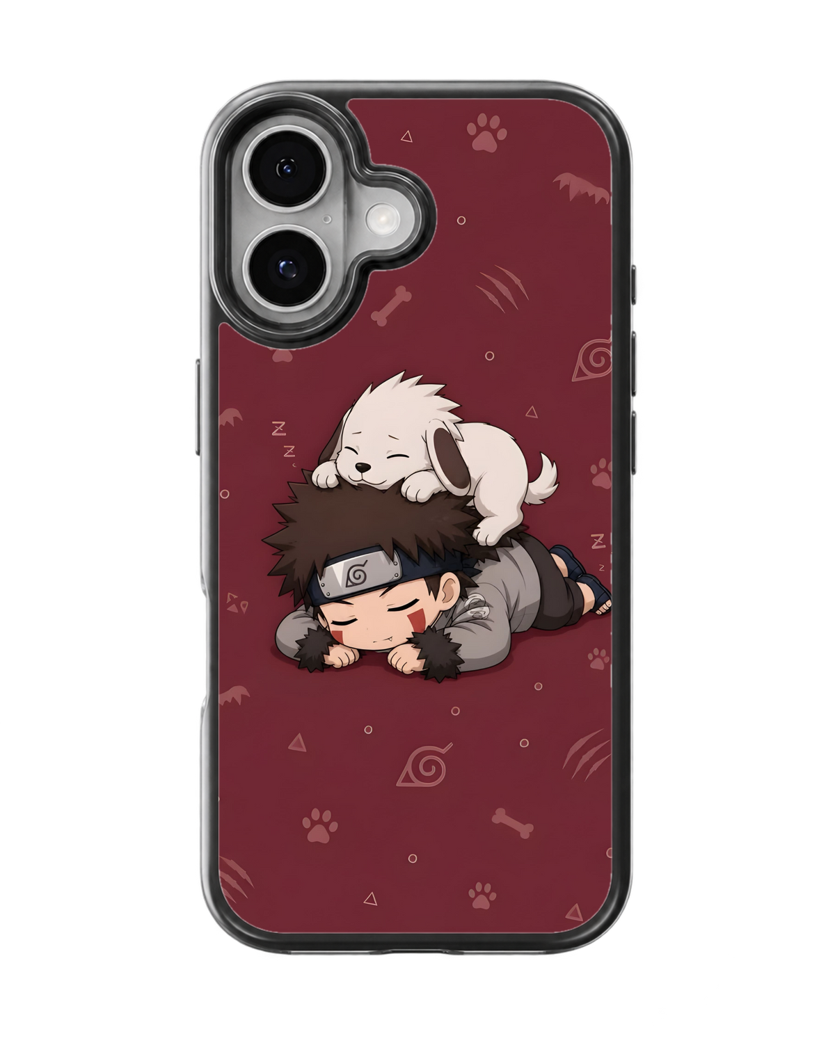 Kiba Chibi Character Theme Glass Phone Covr