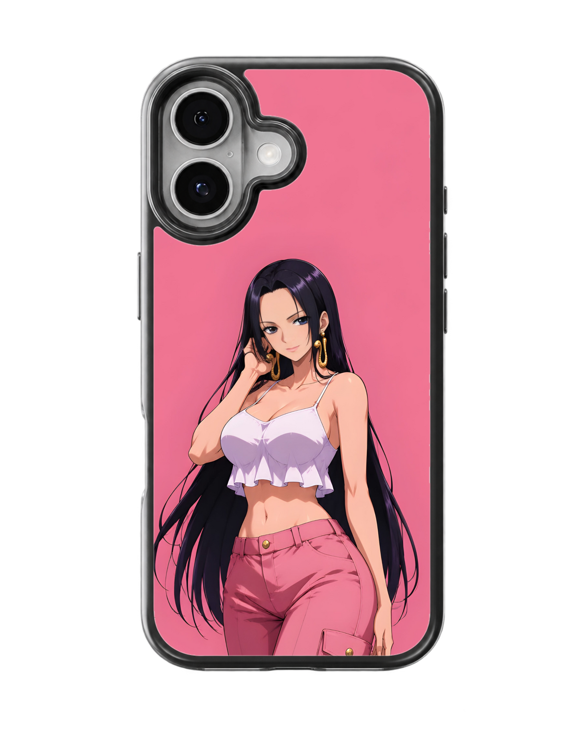 Boa Hancock One Piece Theme Glass Phone Covr