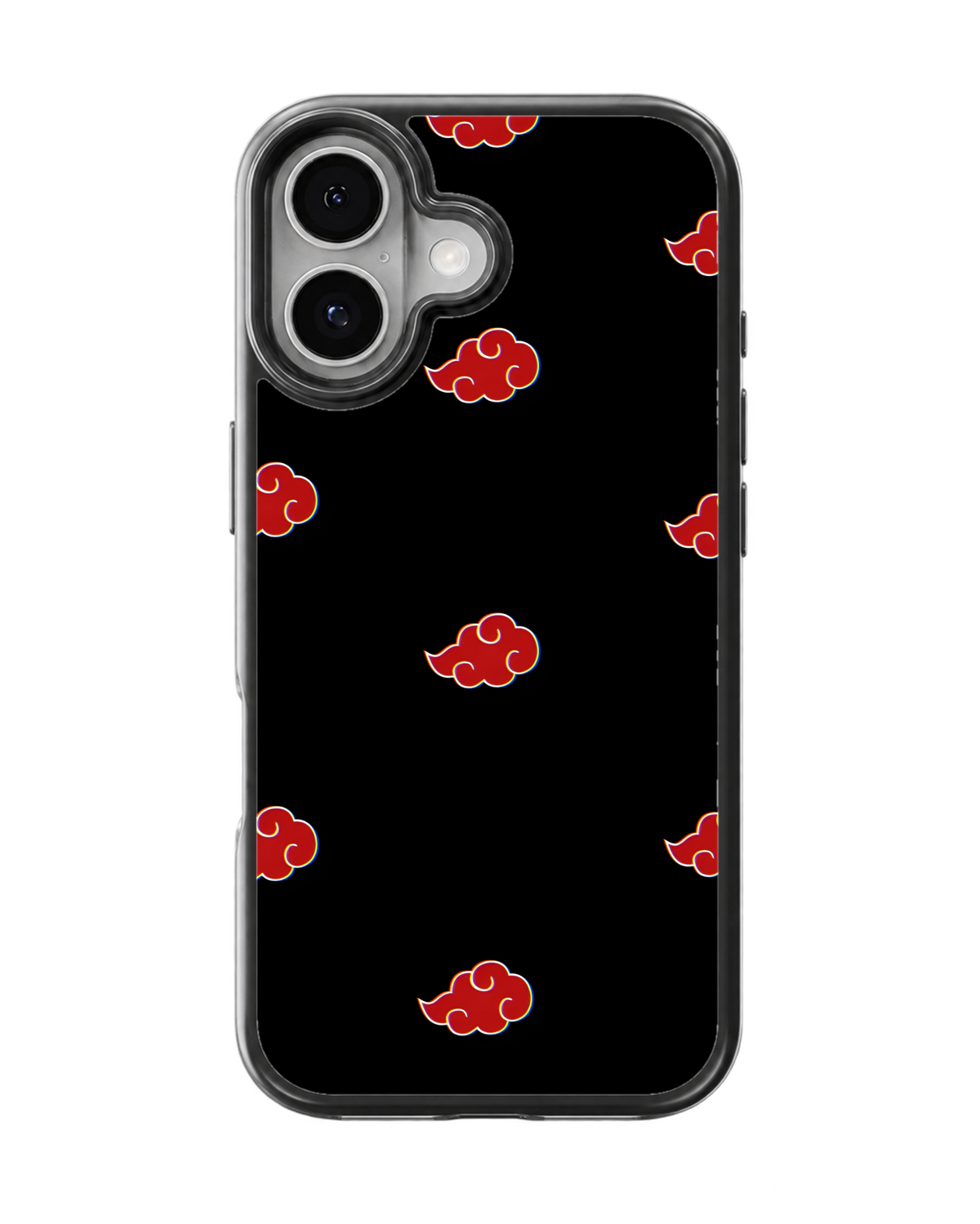 Akatsuki Naruto Theme Glass Phone Covr