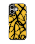 Mustard Yellow Abstract Mosaic Premium Glass Phone Covr
