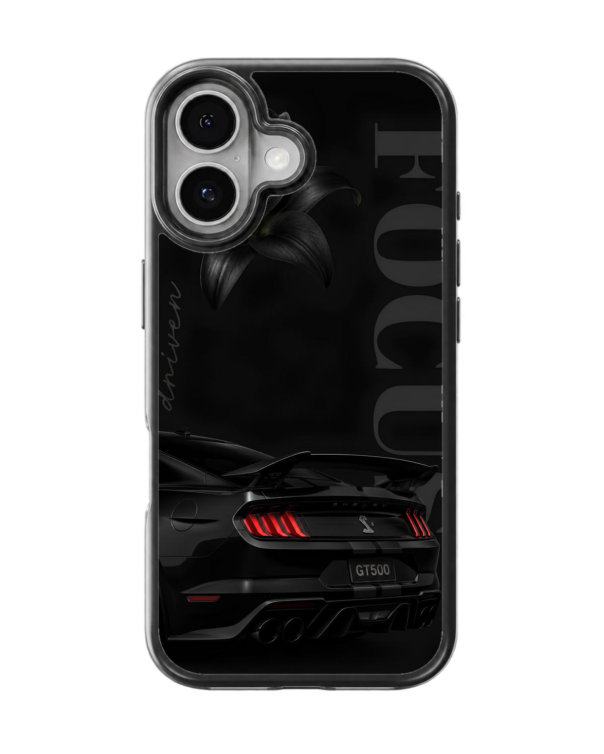 Mustang GT500 Car Aesthetic Premium Glass Phone Covr