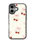 Cherry Bow Aesthetic Premium Glass Covr