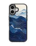 Japanese Great Wave Ukiyo-E Blue Ocean Art Premium Glass Covr