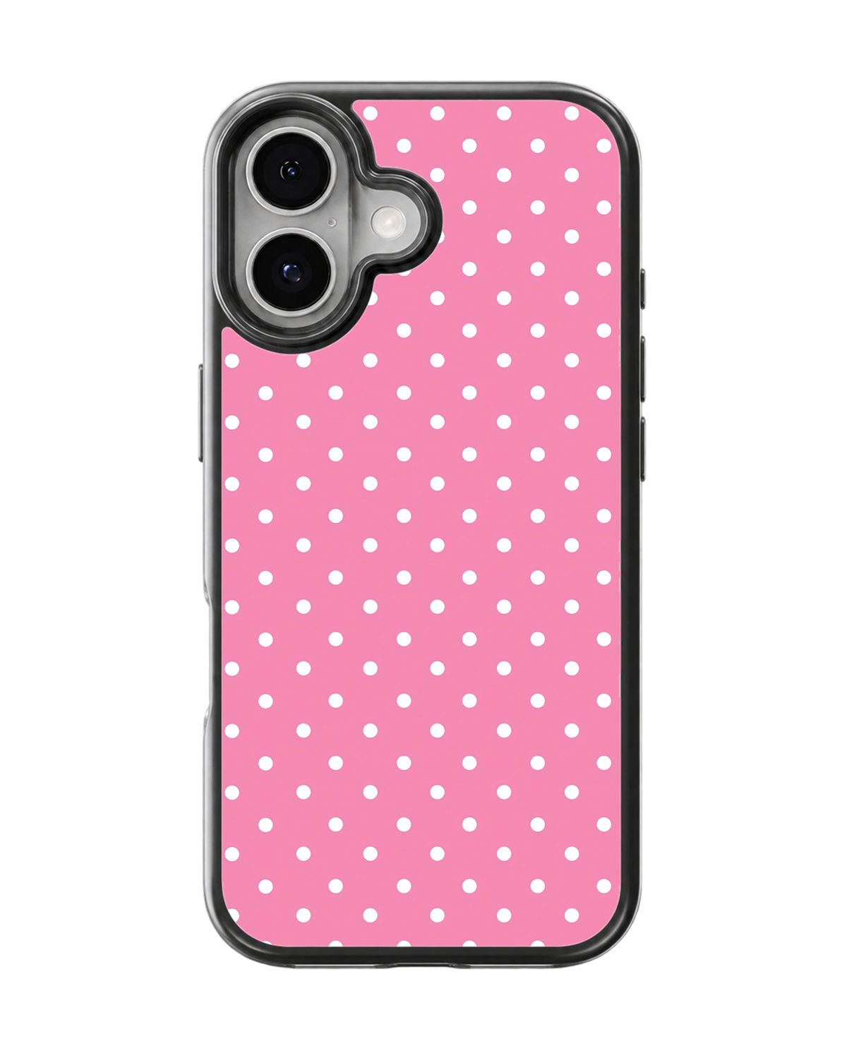 Pink Polka Dot Premium Glass Covr