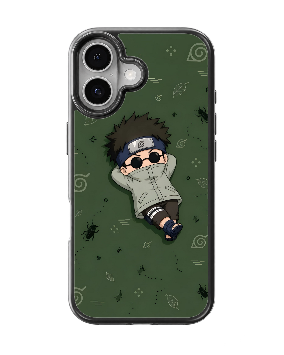 Shino Chibi Character Theme Glass Phone Covr