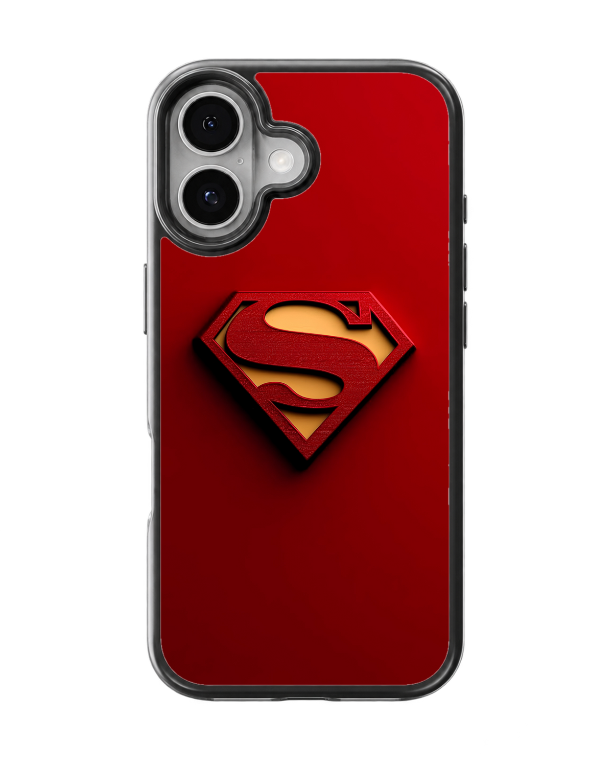 Superman Logo Aesthetic Glass Phone Covr