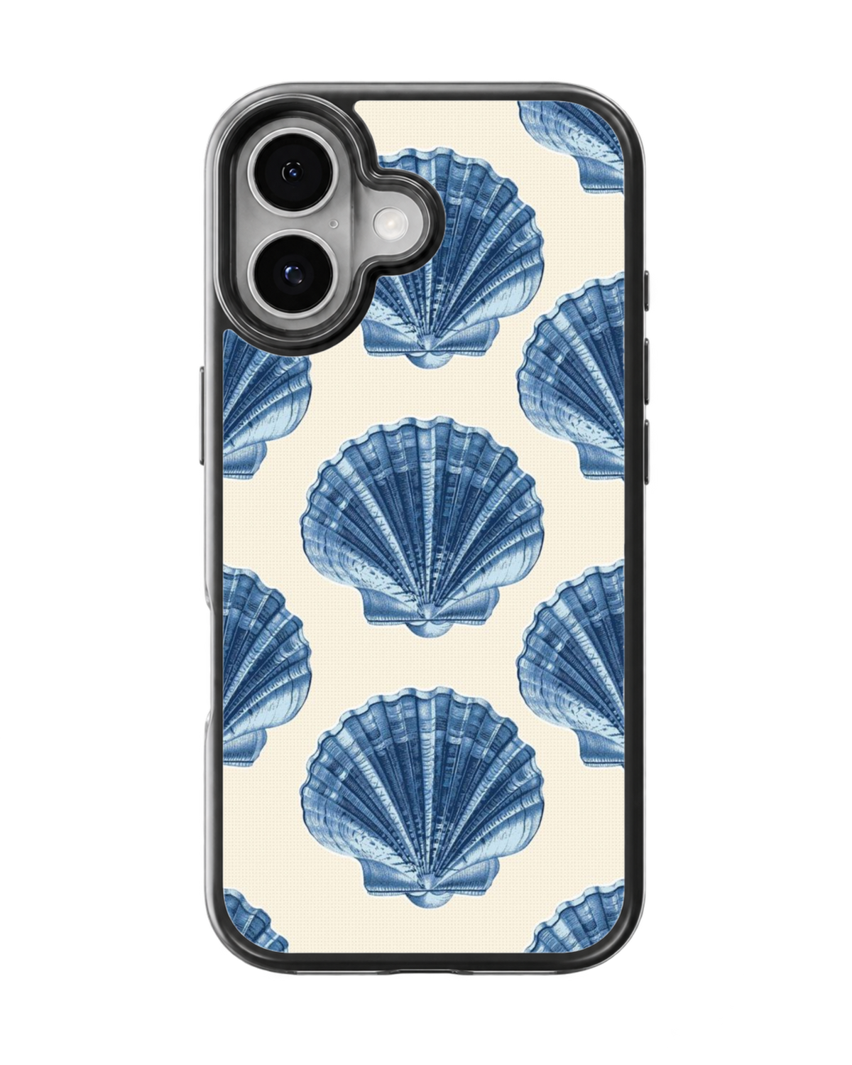 Blue Seashell Coastal Aesthetic Beach Premium Glass Covr
