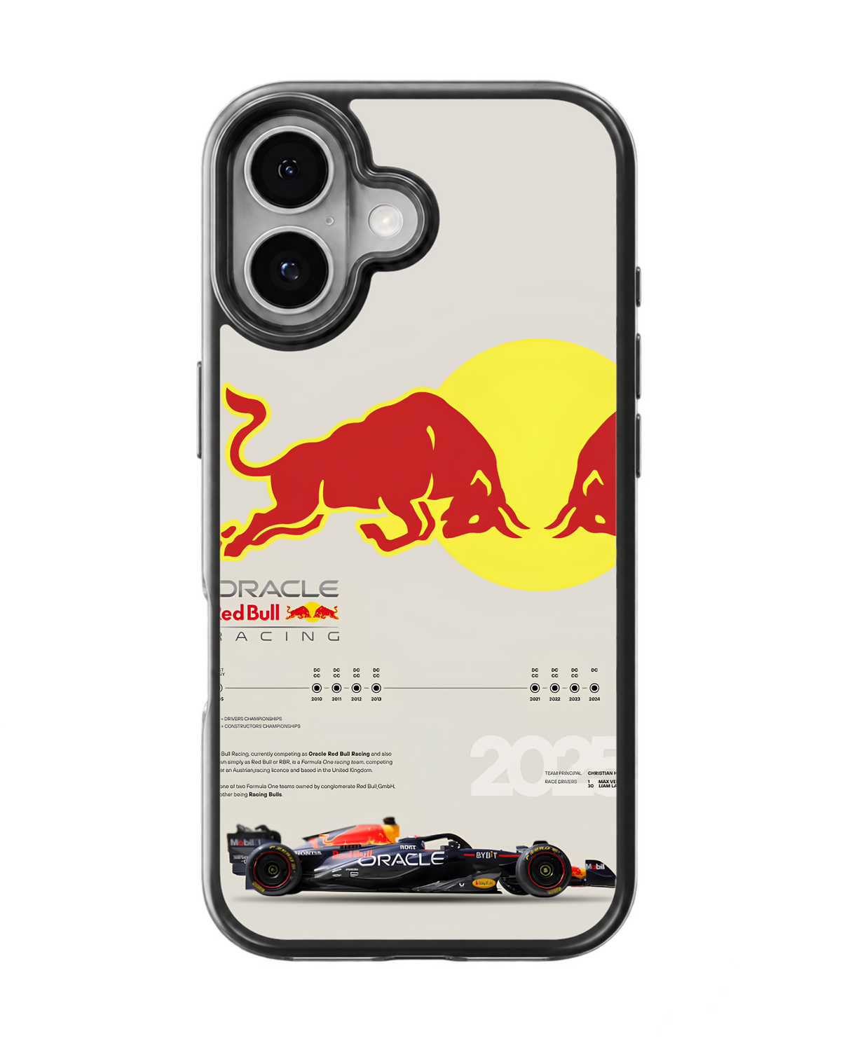 Red Bull Racing Aesthetic Premium Glass Phone Covr