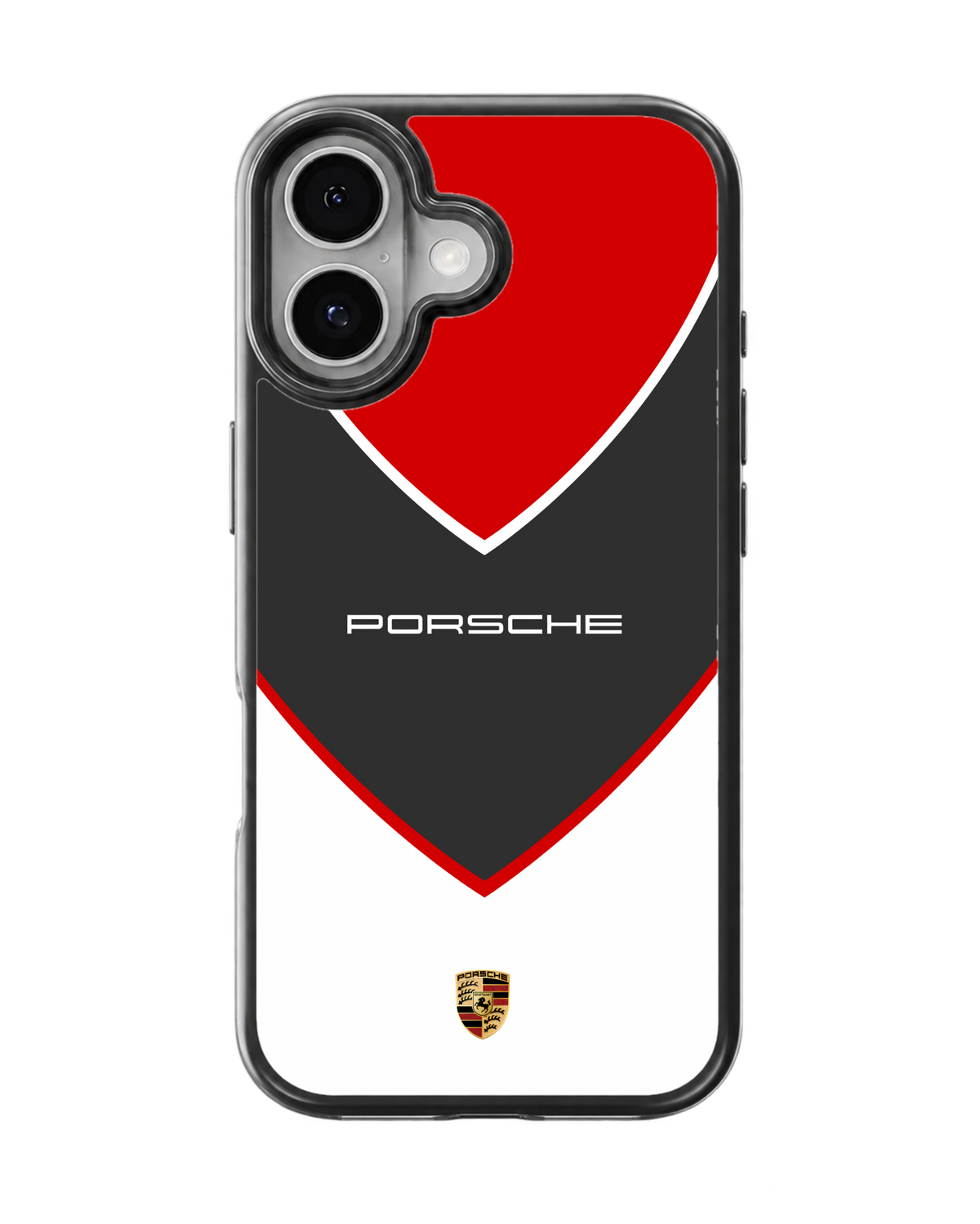 Porsche Motorsport Red Black White Racing Heritage Sports Car Premium Glass Covr
