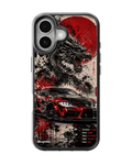 Toyota GR Supra A90 JDM Red Black Racing Car Premium Glass Covr