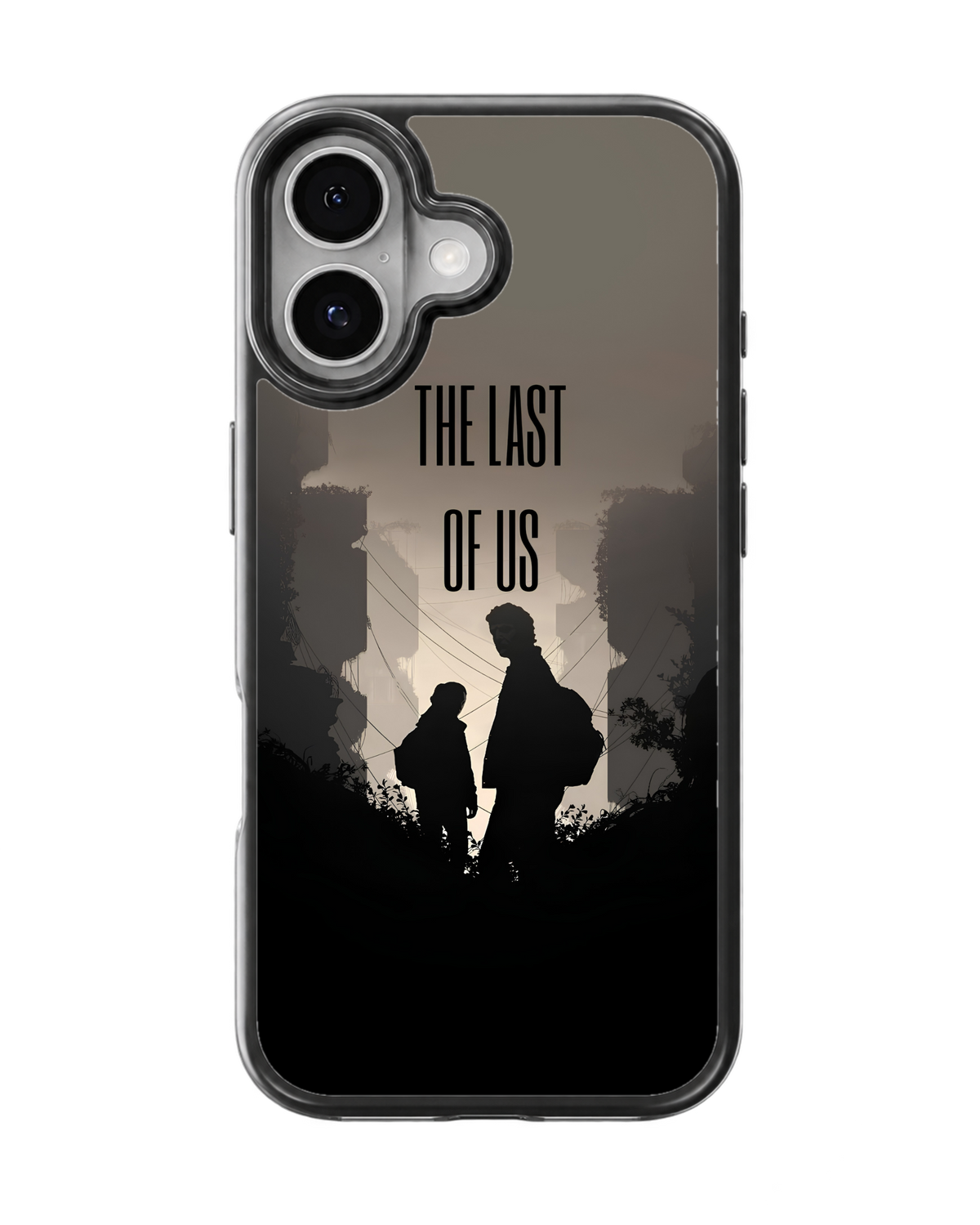 The Last of Us Ellie & Joel Silhouette Gaming Premium Glass Covr