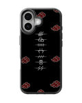 Akatsuki Village Symbols Naruto Theme Glass Phone Covr
