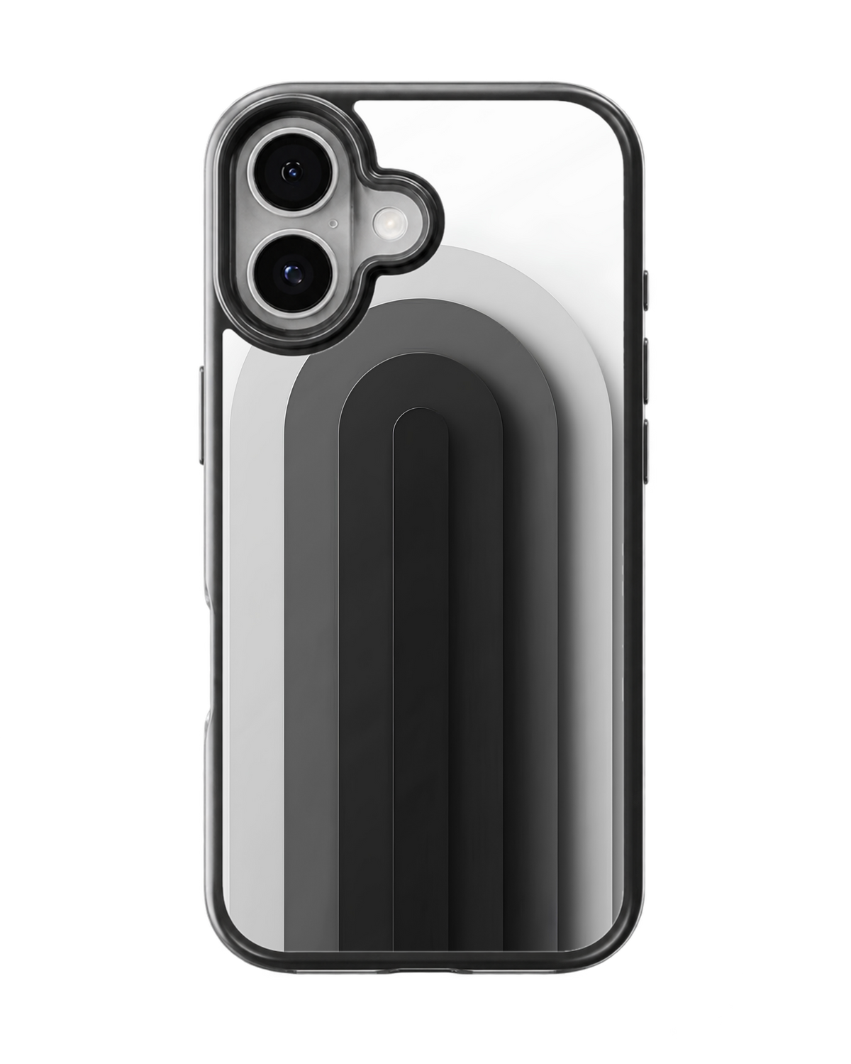 Minimalist Black & White Arch Aesthetic Premium Glass Covr