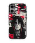 Itachi Uchiha Red Eye Anime Manga Collage Premium Glass Covr