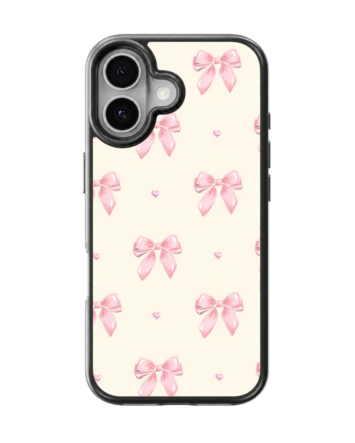 Pink Bow Aesthetic Premium Glass Covr