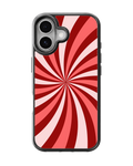 Red & Pink Swirl Aesthetic Premium Glass Covr