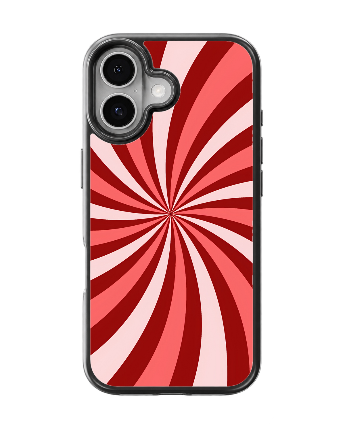 Red & Pink Swirl Aesthetic Premium Glass Covr