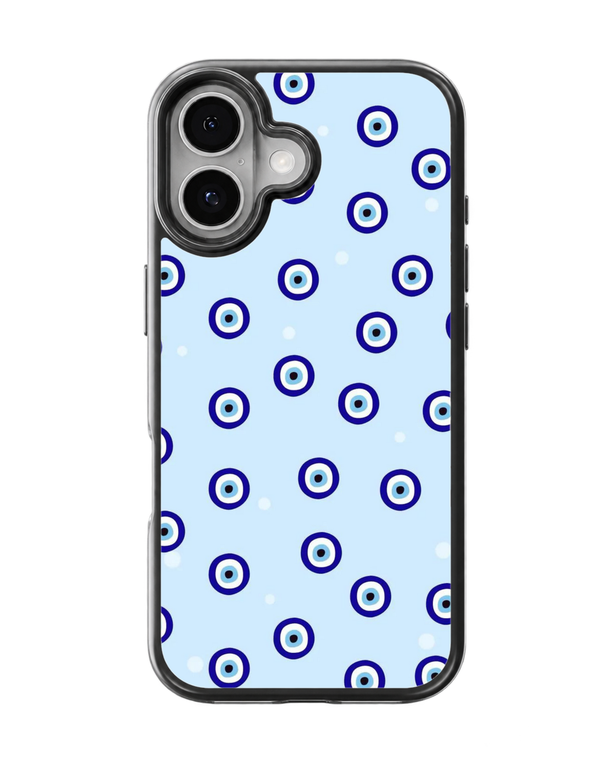 Evil Eye Blue Aesthetic Nazar Pattern Minimalist Premium Glass Covr