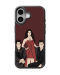 The Vampire Diaries Trio Aesthetic Premium Glass Covr