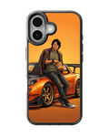 Han Tokyo Drift Orange RX-7 Fast & Furious JDM Car Aesthetic Premium Glass Covr