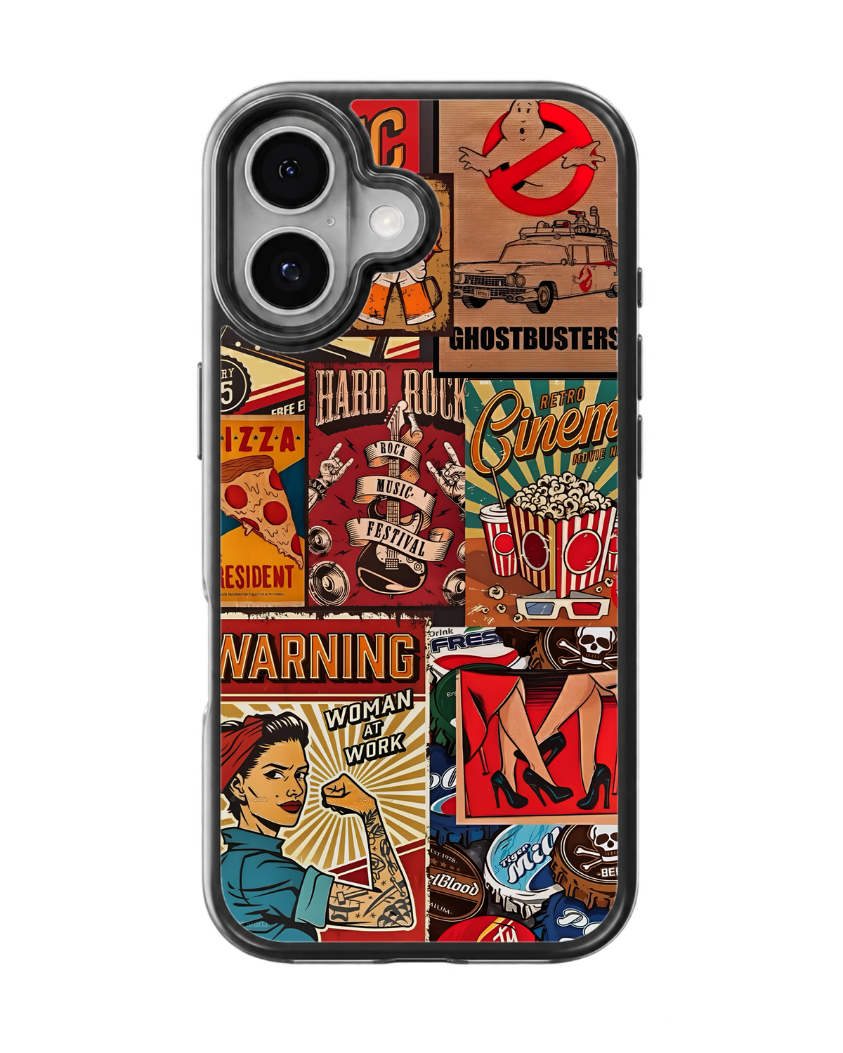 Retro Pop Culture Premium Aesthetic Phone Covr