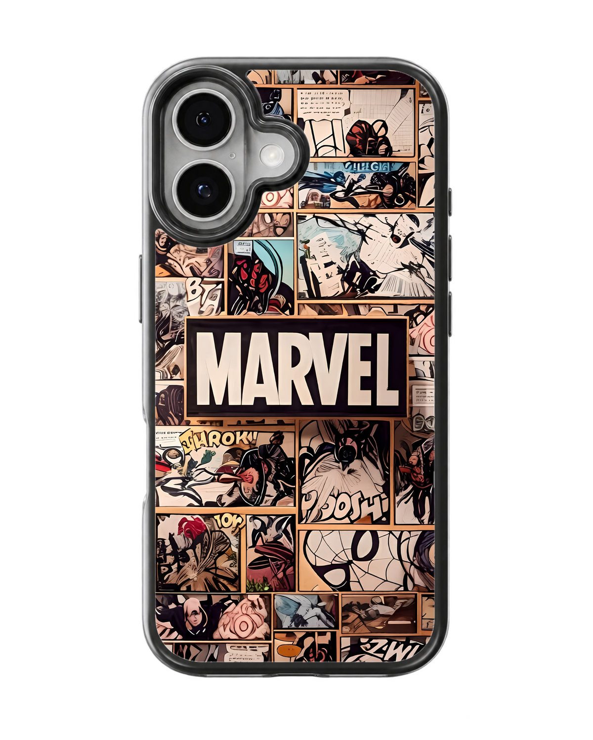 Marvel Comic Aesthetic Glass Phone Covr