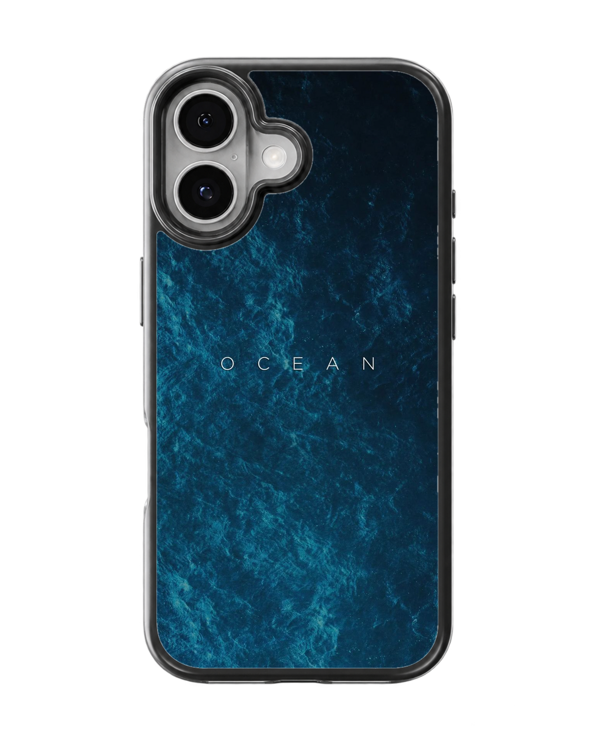 Deep Blue Ocean Waves Minimalist Aesthetic Premium Glass Covr