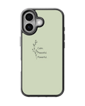 Sage Serenity – Minimalist Sage Green Premium Glass Phone Covr