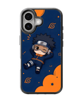 Obito Chibi Character Theme Glass Phone Covr