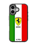 Ferrari Italian Flag Racing Motorsport Premium Glass Covr