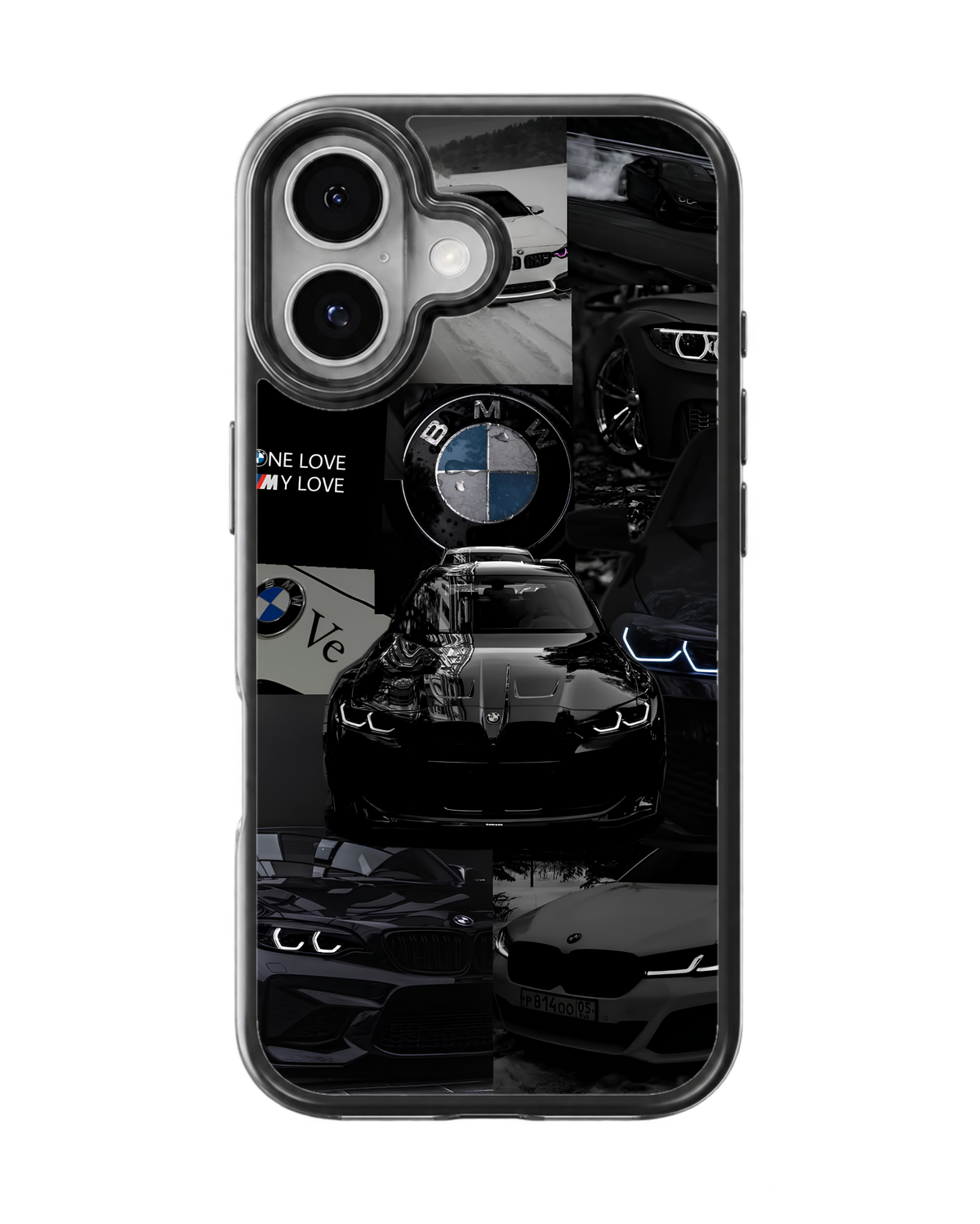 BMW Car Collage Premium Glass Phone Covr