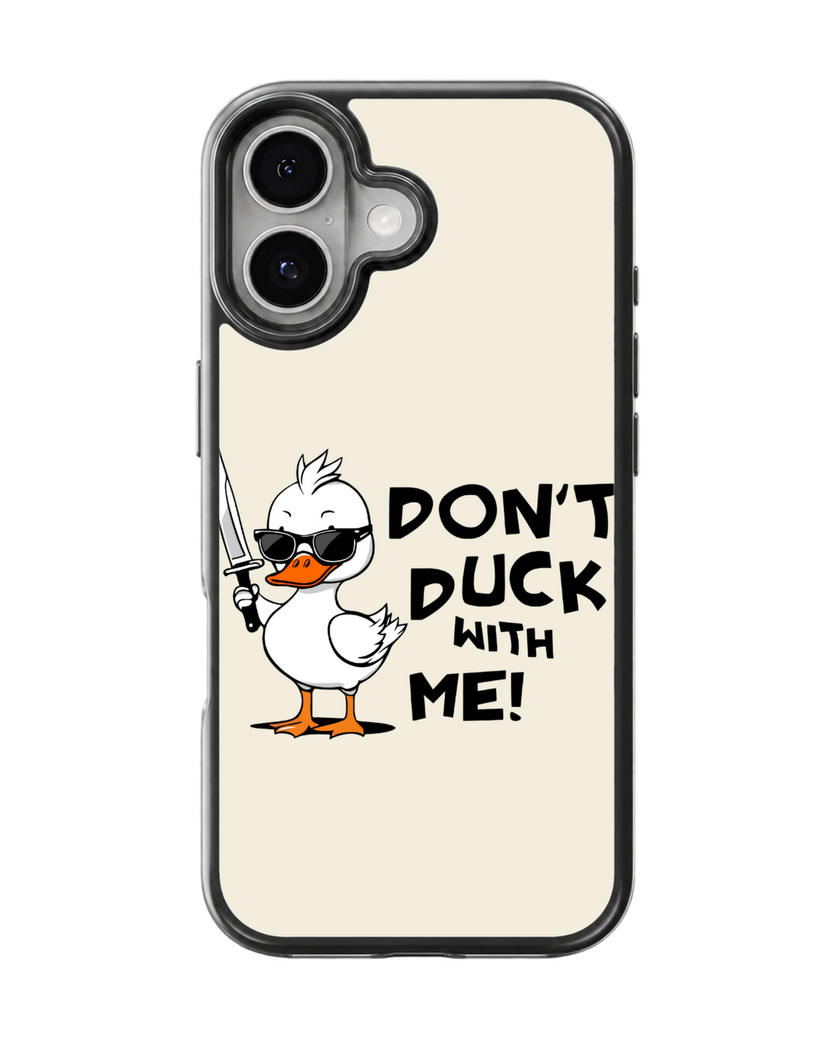 Don’t Duck With Me Glass Phone Covr