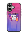 GTA 6 Purple Sunset Gaming Aesthetic Premium Glass Covr