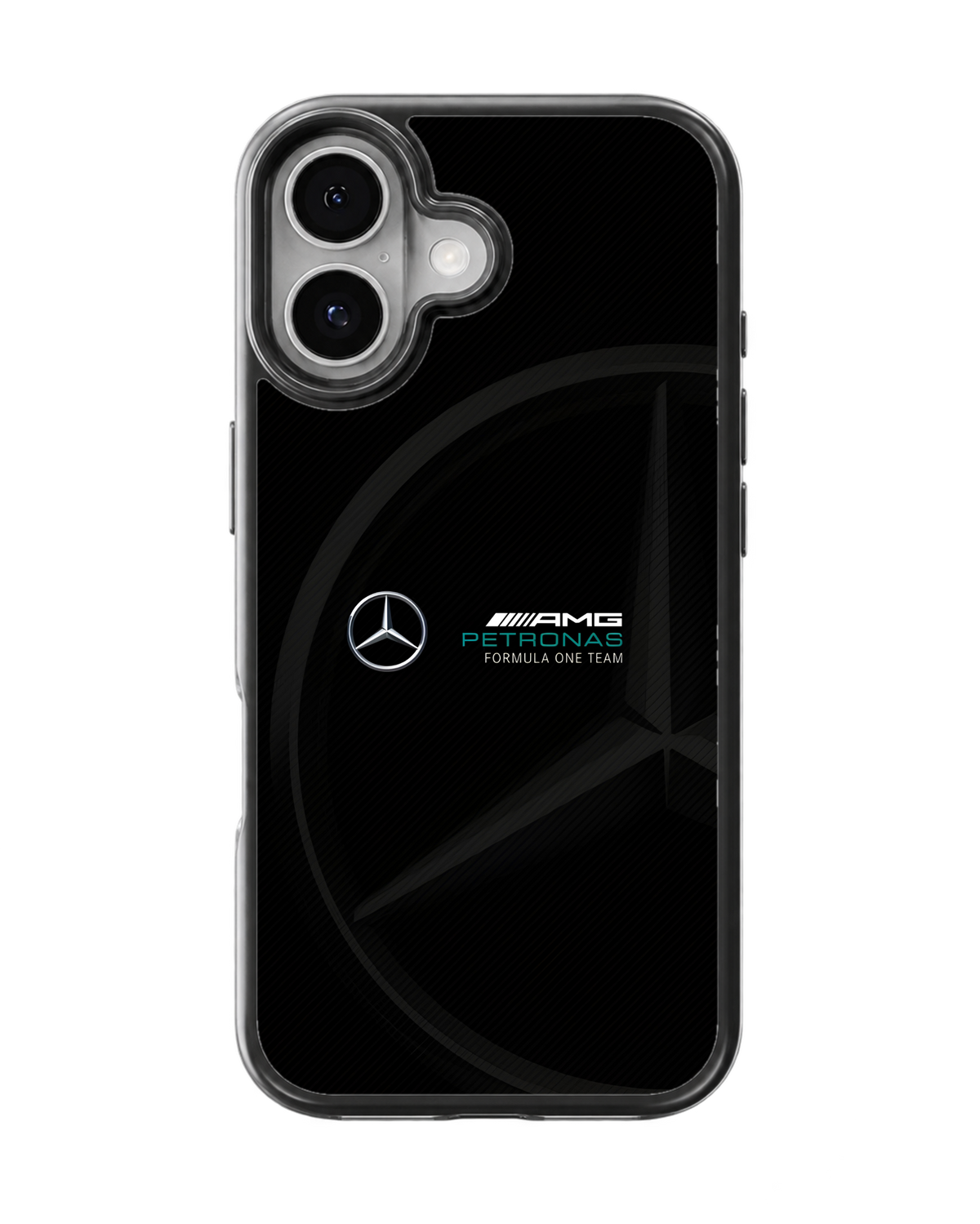 Mercedes AMG Petronas F1 Black Carbon Fiber Motorsport Racing Premium Glass Covr