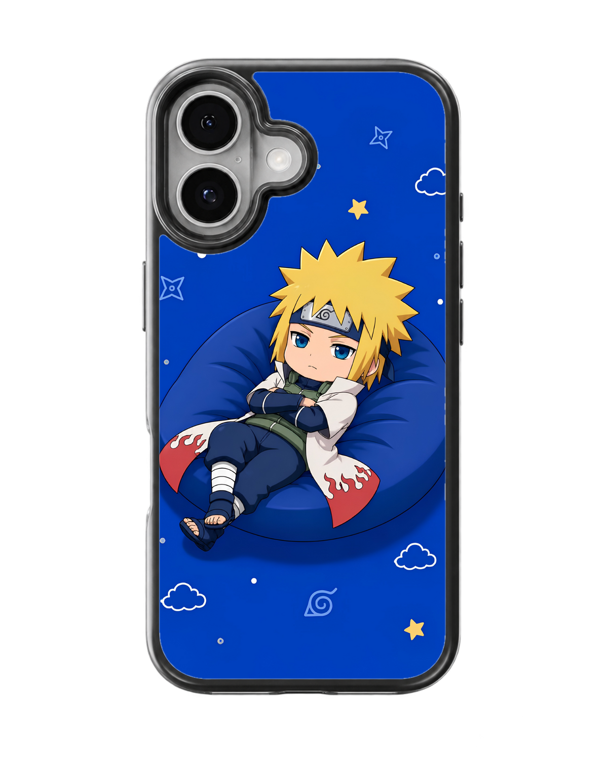 Chibi Minato Namikaze Kawaii Anime Premium Glass Covr