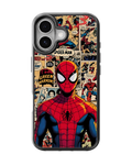 Spiderman Comic Aesthetic Glass Phone Covr