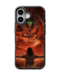 Eren Yeager AOT Freedom Red Theme Glass Phone Covr