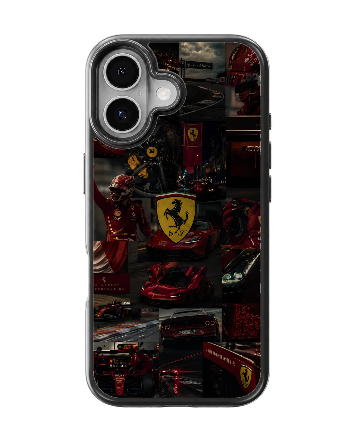 Ferrari Racing Aesthetic Premium Glass Phone Covr